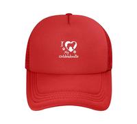 Casquettes de baseball unisexes style camionneur « J'aime mon Goldendoodle