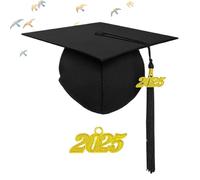 Casquettes de diplôme 2025, casquettes de grade - Chapeaux de célibataire confortables et respirants avec plaque - Souvenirs de baccalauréat - Fournitures universitaires pour Halloween, cosplay