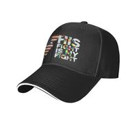 Casquettes de Golf Drapeau américain Son Combat est Mon Combat