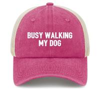 Casquettes de Golf Je suis occupée à Promener Mon Chien Chapeau de