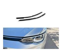 Casquettes de Phares compatible avec Volkswagen Golf VIII 2020-2024 (ABS), Non peint