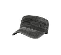 Casquettes en denim en coton - Casquette de baseball pour sports de plein air - Chapeau de soleil décontracté - Unisexe - Casquette de baseball bicolore, Noir , Taille unique