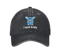 Casquettes Homme,Je Mange des Enfants drôle Demin Camionneur Chapeau Respirant Design Homme Casquette Homme été,Cadeaux Anniversaire Homme