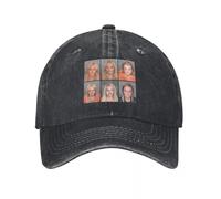 Casquettes Homme,Lindsay Lohan Mugshot Vintage Grunge Hip Hop Demin Trucker Hat Respirant Design Femmes Chapeau Casquette Homme Été,Cadeaux Anniversaire Homme