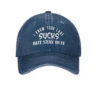 Casquettes Je Sais Que Ta Voie Est Nulle, mais Reste-Y Casquettes De Baseball Séchage Rapide Respirant Solaire Cap pour Été Golf Extérieur