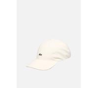 Casquettes Lacoste Casquette ajustable en velours pour T.U Blanc