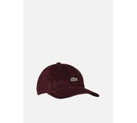 Casquettes Lacoste Casquette ajustable en velours pour T.U Bordeaux