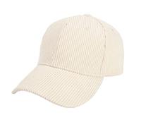 Casquettes neutres unies pour homme femme solides en velours côtelé avec visière, casquette de baseball, affichage mural, beige, Taille unique