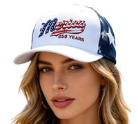 Casquettes Patriotiques Snapback Ajustable deux cent cinquantième Mesh à