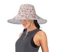 Casquettes pliables pour femmes pour la plage, chapeaux de jardinage décoratifs pour dames, chapeaux de plage élégants Gorras para Mujer para el sol, Beauty Cats Blush, Taille unique