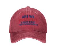 Casquettes Sommes-Nous Géniaux Maintenant ? Parce Que Je Me Sens Juste Gêné Casquette De Camionneur Protégeant du Soleil Retro Chapeau pour Femme Homme Extérieur