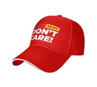 Casquettes Sport Dernières Nouvelles, Je M'En Fiche Casquettes De Baseball Décontractée Unisexe Chapeau pour Été Golf Extérieur