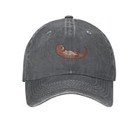 Casquettes Sport Poisson Castor De Banque Mignon Confortable Retro Casquettes De Baseball Réglable Chapeau pour Hommes pour Homme Course À Pied Femme