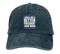 Casquettes Sports,Je pourrais Avoir Un Meilleur président Que Biden Joe Biden est nul Chapeau de Papa Anti UV,Mode Casquette Baseball pour Tennis Badminton Outdoor