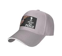 Casquettes Trucker Drapeau américain. Pas de Justice, Pas de Paix.