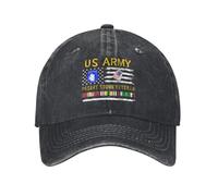 Casquettes Trucker Expert du Commandement Sud des États-Unis, Vétéran De L'Opération Tempête du Désert Légère Hip Hop Chapeaux Sunhat pour Été Extérieurs Golf