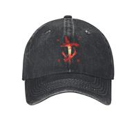 Casquettes unisexes de Père Noël Doom Symbol Éternel Style Unisex Casquettes de baseball Bonnets en jean Casquette Cadeau mode Vintage Outdoor Outdoor Golf Ajustable Snapback Chet cadeau mode