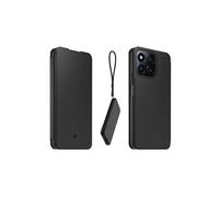 Etui avec cordon CASR Honor 200 smart folio noir + dragonne