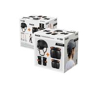 Casr Pack avec Kit de protection pour enfants Classic Helmet Noir