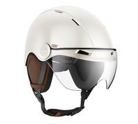CASQUE DE PROTECTION AVEC VISIERE STYLE - IVOIRE/CREME - M