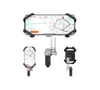 Casr Support Smartphone Holder Pro pour guidon avec bras, universel jusqu'à 7" Noir métal
