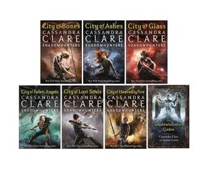 Cassandra Clare The Mortal Instruments Shadowhunters 7 Books Collection Set