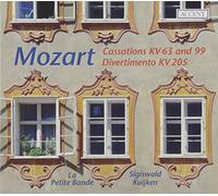 Mozart, W.A. – Cassations Kv63 & 99 · Divertimento Kv205 – Import – Accent
