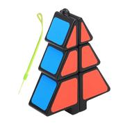 Casse-bébé Arbre de Noël - Cube anti-stress | 1 × 2 × 3 cubes avec mouvement doux, jouet créatif | Mini vitesse arbre de Noël, porte-clés puzzle