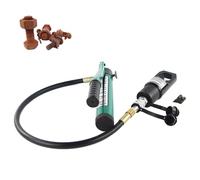 Casse-écrous hydraulique, extracteur d'écrous à Fente Robuste 12T, avec Pompe à Main et Grande/Petite Lame, pour Retirer Les écrous rouillés, cassés ou endommagés