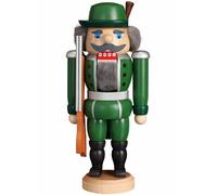 Casse-noisette chasseur, hauteur 25 cm, Erzgebirge originale de Seiffener Vol...