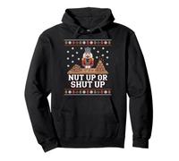 Casse-Noisette Classique Nut Up Or Shut Up Funny Ugly Christmas Sweat à Capuche
