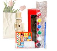 Casse-noisette de Noël - Bois non | Décoration de Noël décorative | Ornement de Bureau de Fête - Cadeau Créatif pour Adolescents Adultes Enseignants Home Office Salon Chambre Artisanat Noël