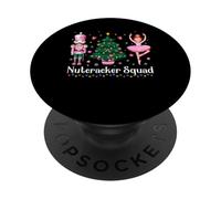 Casse-Noisette de Noël Squad Ballet Dance Femmes Enfants Filles PopSockets PopGrip Adhésif
