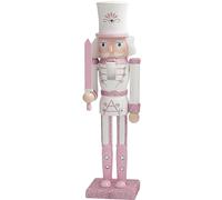 Casse-Noisette Décor de Noël 12 Pouces de Haut Soldat Casse-Noisette en Bois Figure Poupée à Paillettes Ornement pour Table Noël Marionnette Cadeaux fête Style2