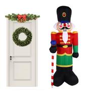 Casse-Noisette Gonflable De Noël, Lumières LED pour Décoration, Décorations Gonflables de Noël pour Jardin, pour Famille, Amis, Intérieur, Fêtes, Pelouse, Jardin, Maison,