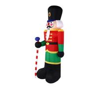 Casse-noisette gonflable - Décoration de Noël - 244 cm - Étanche - Décoration gonflable - Pour la famille, les amis, l'intérieur, les vacances, la pelouse, le jardin, la maison