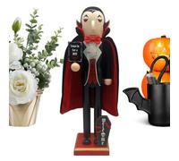 Casse-noisette Halloween Pièce Maîtresse De Table Gothique Statue Festive | Décor Casse-Noisette Squelette En Bois Pour Cuisine, Étagère, Cheminée, Fête, Placard, Table, Fenêtre