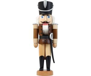 Casse-Noisette Husar Marron HxBxT = 28x10x8cm NEU Noël Seiffen NUTCRACKER NÜSS