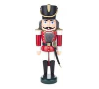 Casse-Noisette Husar Rouge-Blanc LxHxP = 10x28x6,5 Cm NEUF Figurine En Bois
