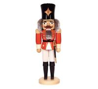 Casse-Noisette Husar Rouge NEU Cavalier Soldat Parade En Uniforme 10x29x10cm