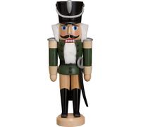 Casse-Noisette Husar Vert HxBxT = 28x10x8cm NEU Noël Seiffen Nutcracker Nüsse