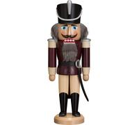 Casse-noisette hussard frêne aubergine, hauteur 37 cm, Erzgebi.. SV 11212/7 neuf