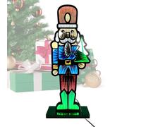 Casse-Noisette Lumineux, Figurine De Collection En Acrylique, Éclairage De Vacances Lumineux, Décoration De Table Festive, Charmante Décoration Saisonnière, Présentoir De Illuminé | Petit Casse-n