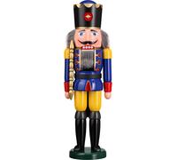 Casse-noisette roi bleu, hauteur 50 cm, Erzgebirge originale d.. SV 11701/2 neuf