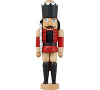 Casse-Noisette Roi Bleu HxBxT = 29x10x8cm NEUF Noël Seiffen Casse-Noisette Noix