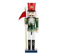 Casse-noisette soldat - Décorations de Noël casse-noisette | Casse-noisette géant | Figurines casse-noisettes en bois de 38,1 cm | Casse-noisette soldat King Guard Solider Décorations de Noël pour la
