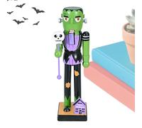 Casse-Noisette Squelette Halloween - Statuette Sorcière de Bureau Décoration - Figurine Décorative Effrayante pour Étagère Cheminée Intérieur Halloween