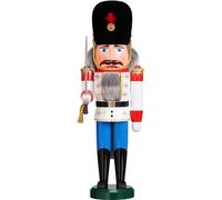 Casse-Noisettes Däne Blanc Hxlxp = 39x13x13cm Neuf Noël Seiffen Nutcracker Noix