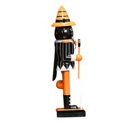 Casse-noisettes D'Halloween - Figures De Casse-noisette Halloween Pratique | Party Nutcracker Soldat Figurine Set, Décoration De Modèle En Bois À Main Pour Une Pièce Maîtresse De Table De Fête Hallowe