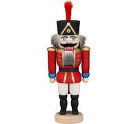 Casse-Noisettes Hussard Rouge Hxlxp = 15x6x4cm Neuf Noël Seiffen Nutcracker Noix
